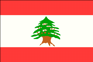 Libanons Flagge