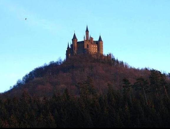 Spitz der Burg - von Westen her gesehen