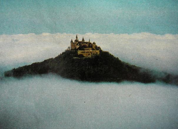 Ansicht der Burg - von Sden her gesehen